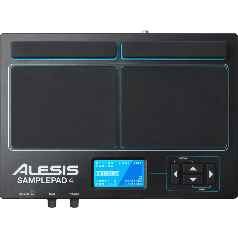 ALESIS SAMPLEPAD-4 pad 4 zones + sampler