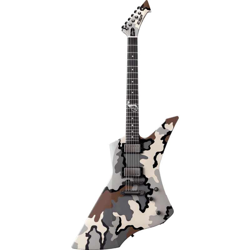 ESP SNAKEBYTE-CAMO guitare électrique signature james hetfield snakebyte camo
