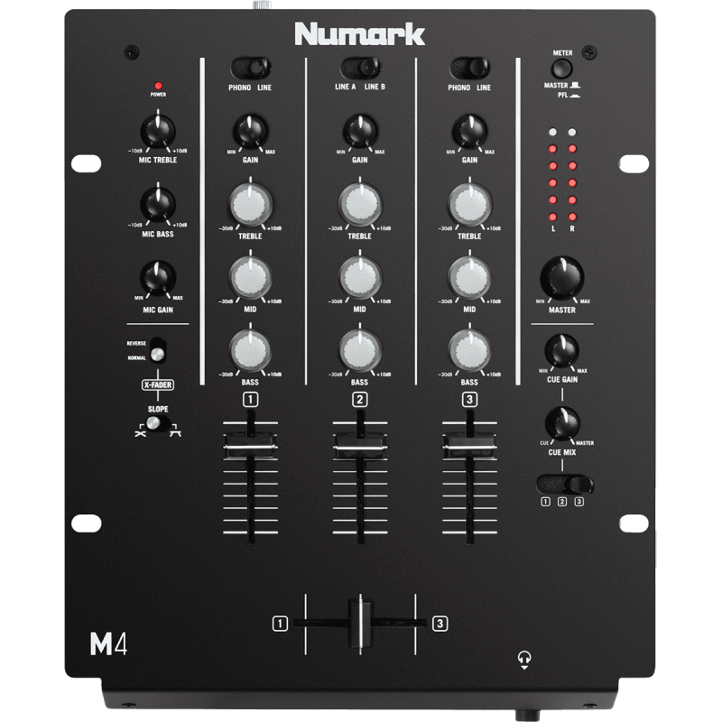 NUMARK M4 table de mixage 3 voies + micro scratch