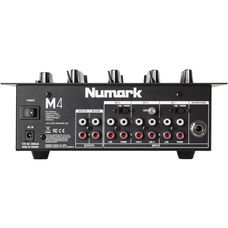 NUMARK M4 table de mixage 3 voies + micro scratch