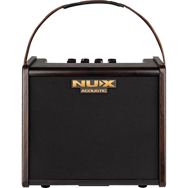 NUX AC25 ampli acoustique 25 watts sur batterie 2 canaux + effets