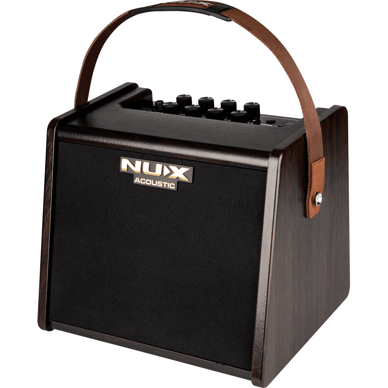 NUX AC25 ampli acoustique 25 watts sur batterie 2 canaux + effets