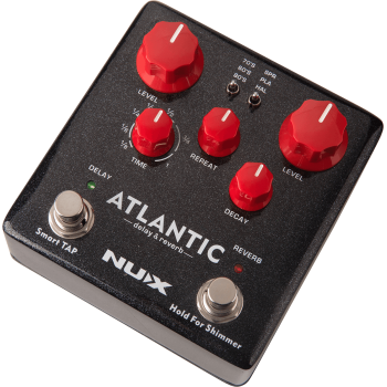 NUX ATLANTIC pédale de delay et réverb 3 modes