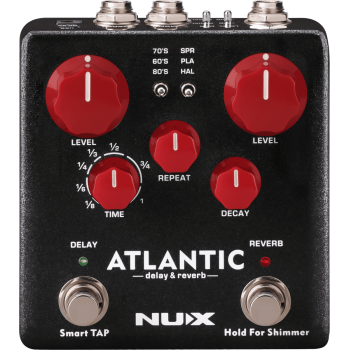 NUX ATLANTIC pédale de delay et réverb 3 modes