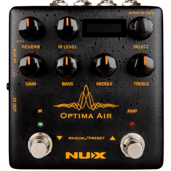 NUX OPTIMA-AIR pédale d'effets simulateur de guitare acoustique