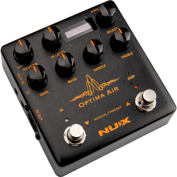 NUX OPTIMA-AIR pédale d'effets simulateur de guitare acoustique