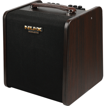 NUX STAGEMAN2-AC80 ampli acoustique 80 watts sur batterie 2 canaux - bluetooth + fx/ir/drum/looper