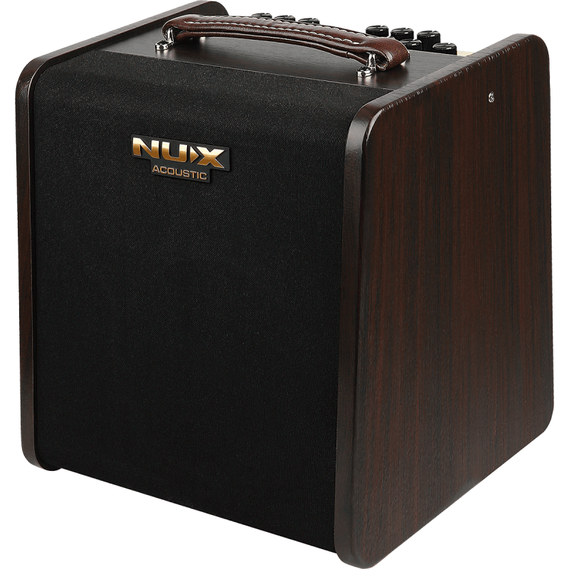 NUX STAGEMAN2-AC80 ampli acoustique 80 watts sur batterie 2 canaux - bluetooth + fx/ir/drum/looper