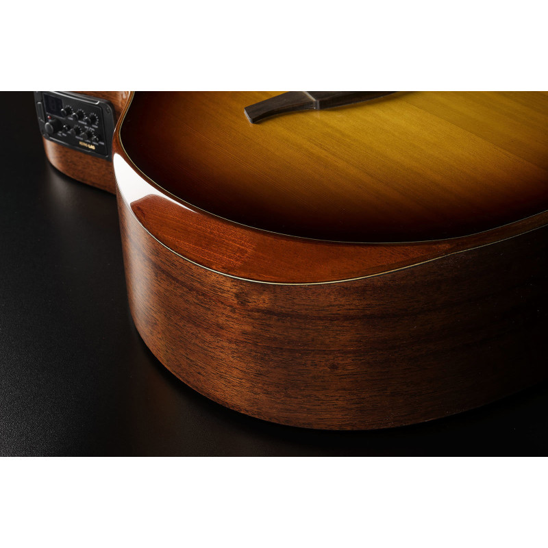 LAG T118ABCE-BRS auditorium bevel cutaway electro brown shadow