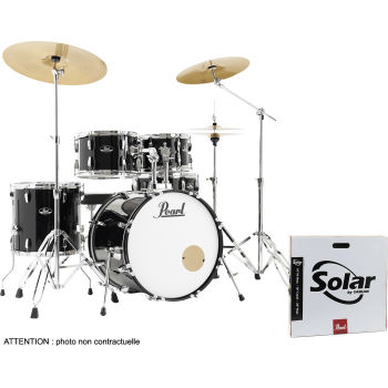 PEARL RSS505BCC-31 batterie roadshow 5f fusion 20" + b-50 + ride 20" solar jet black