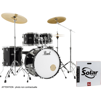 PEARL RSS525SBCC-31 batterie roadshow 5f rock 22" + b-50 + ride 20" solar jet black