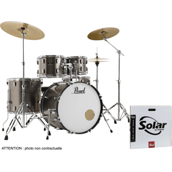 PEARL RSS525SBCC-707 batterie roadshow 5f rock 22" + b-50 + ride 20" solar bronze metallic