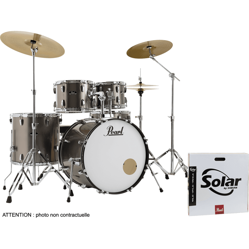 PEARL RSS525SBCC-707 batterie roadshow 5f rock 22" + b-50 + ride 20" solar bronze metallic