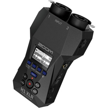 ZOOM H1 XLR - Enregistreur 2 pistes 32 bits à virgule flottante - 2x entrées XLR combo