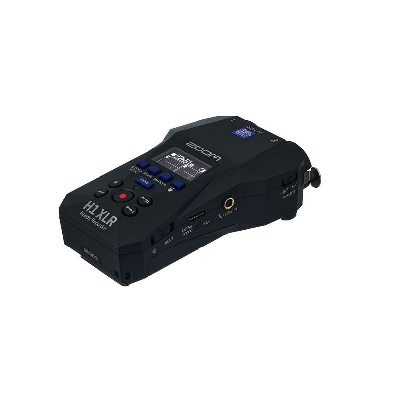 ZOOM H1 XLR - Enregistreur 2 pistes 32 bits à virgule flottante - 2x entrées XLR combo
