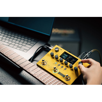 NUX DUAL-LOOP-STEREO looper-pedal drum-machine stereo-amp-simulator