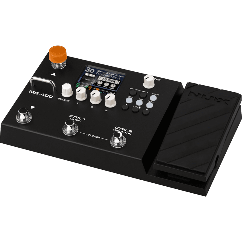 NUX MG400 multi-effets guitare / basse - 4 switchs + exp