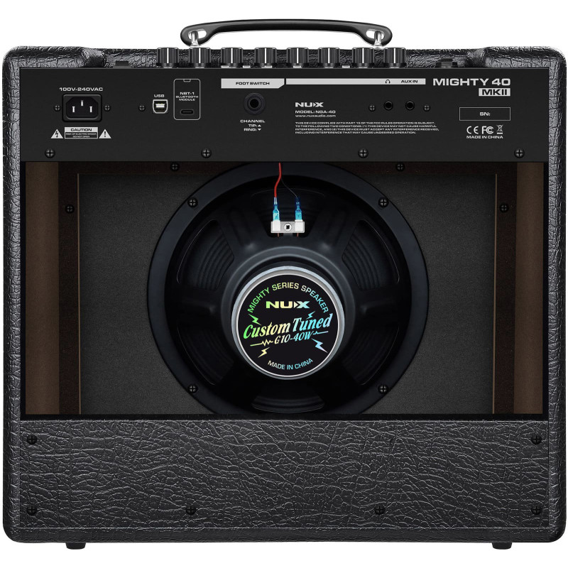NUX MIGHTY-40-MK2 ampli guitare à modélisations 40w bluetooth