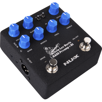 NUX BASSPREAMP préampli basse à modélisation sortie di