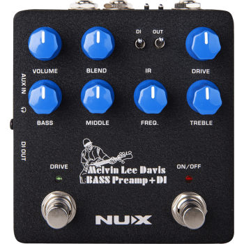 NUX BASSPREAMP préampli basse à modélisation sortie di