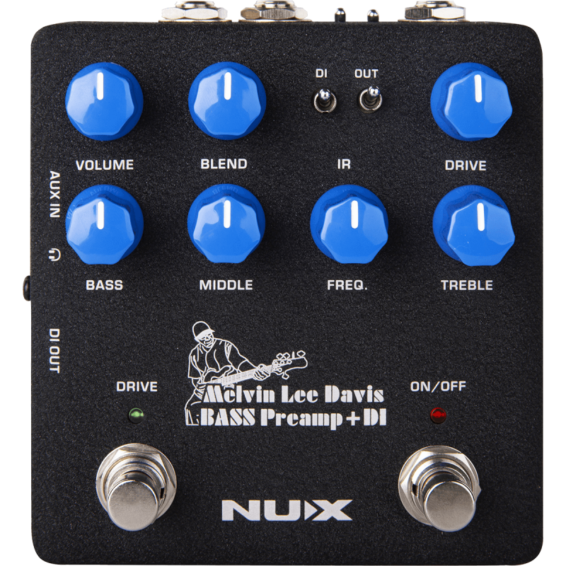 NUX BASSPREAMP préampli basse à modélisation sortie di