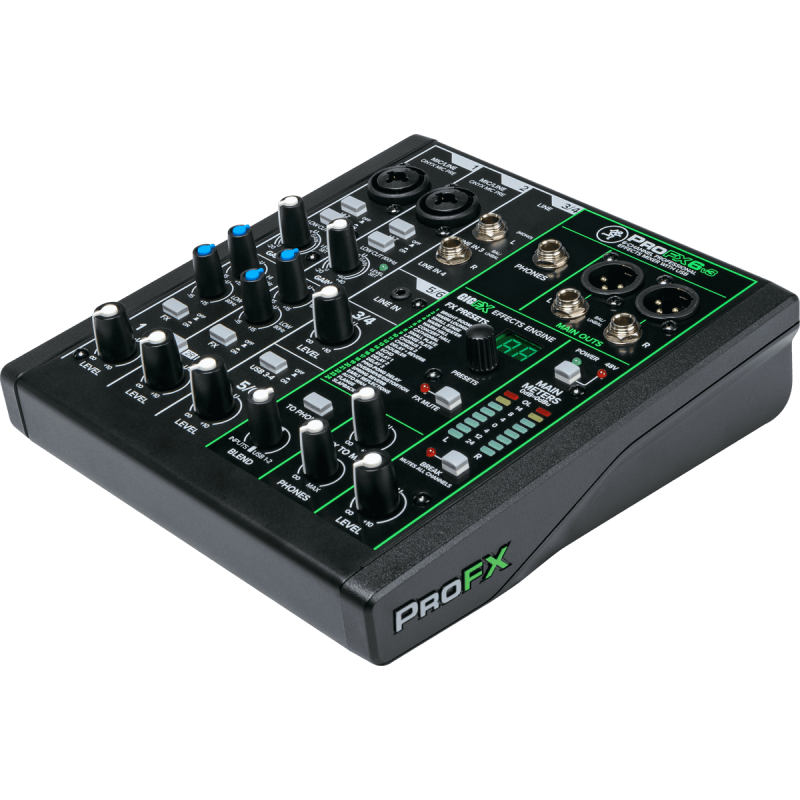 MACKIE PROFX6V3 mixer usb 6 canaux + effets