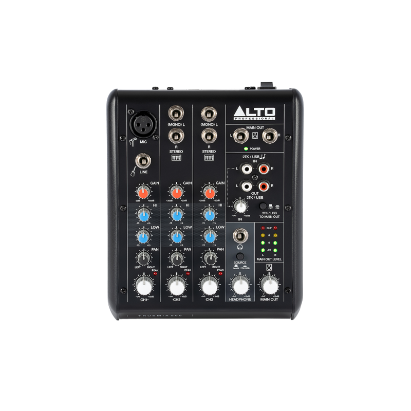 ALTO PROFESSIONAL TRUEMIX500 table de mixage analogique 5 canaux usb