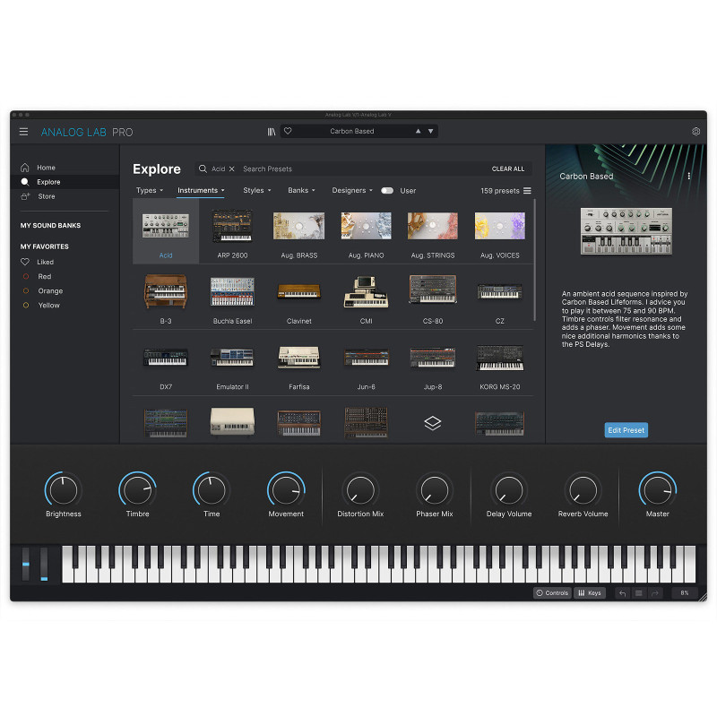 ARTURIA ANALOGLABPRO-SN logiciel analog lab pro version téléchargeable