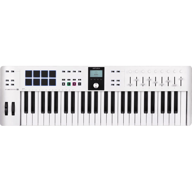 ARTURIA ESSENTIAL3-49 keylab essential mk3 49 touches blanc