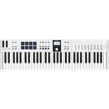 ARTURIA ESSENTIAL3-61 keylab essential mk3 61 touches blanc