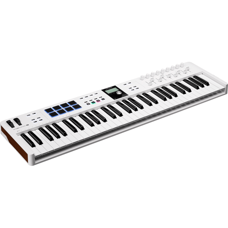 ARTURIA ESSENTIAL3-61 keylab essential mk3 61 touches blanc