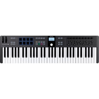 ARTURIA ESSENTIAL3-61-BK keylab essential mk3 61 touches noir