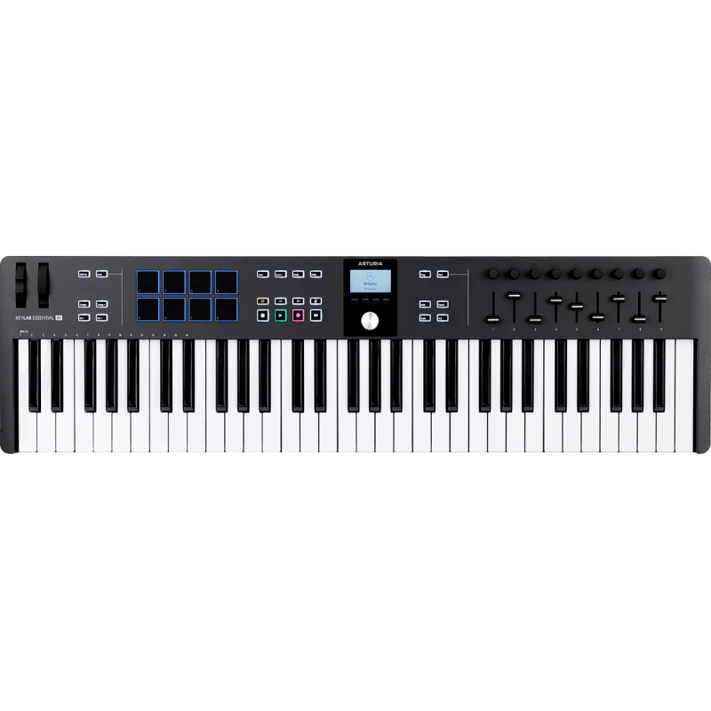 ARTURIA ESSENTIAL3-61-BK keylab essential mk3 61 touches noir