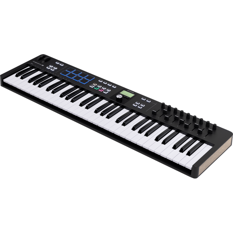 ARTURIA ESSENTIAL3-61-BK keylab essential mk3 61 touches noir