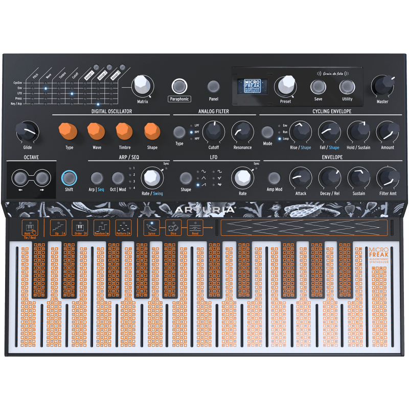 ARTURIA MICROFREAK microfreak synthétiseur numérique algorithmique