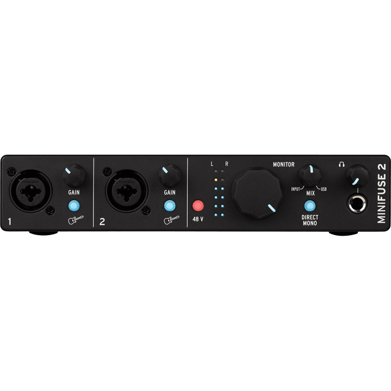 ARTURIA MINIFUSE2-BK interface audio  usb 2 entrées  minifuse noire
