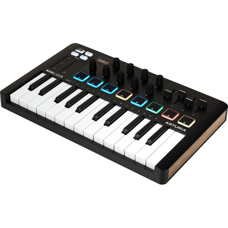 ARTURIA MINILAB3-BK clavier maitre minilab mk3 noir
