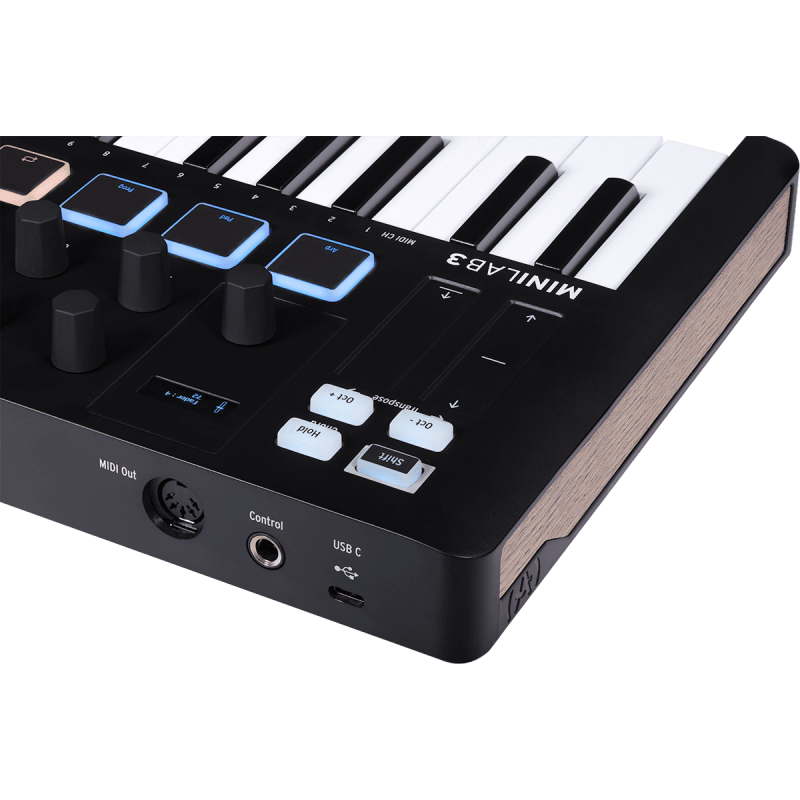 ARTURIA MINILAB3-BK clavier maitre minilab mk3 noir