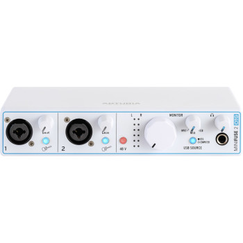 ARTURIA MINIFUSE2-OTG-WH interface audio usb 2 entrées minifuse otg blanche