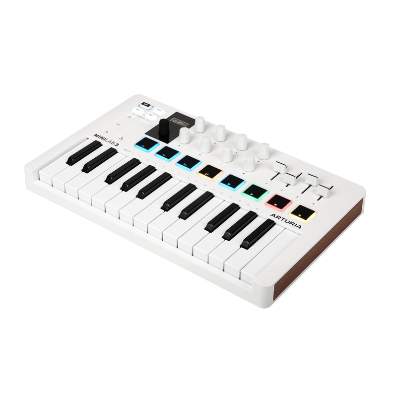 ARTURIA MINILAB3-WH clavier maitre minilab mk3 blanc