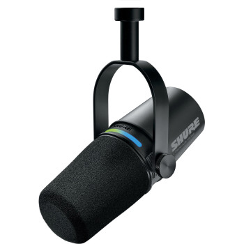 SHURE MV7I microphone avec interface usb et entrée combo intégrée