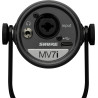 SHURE MV7I microphone avec interface usb et entrée combo intégrée