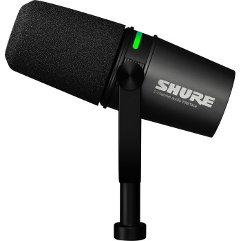 SHURE MV7I microphone avec interface usb et entrée combo intégrée