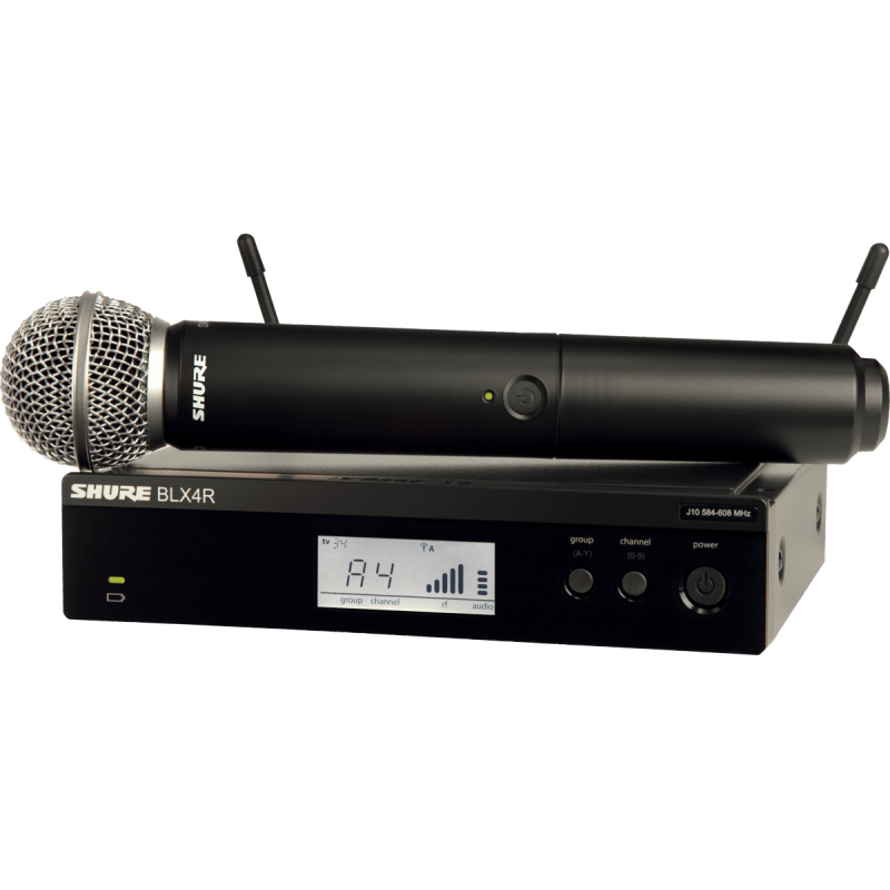 SHURE BLX24RE-SM58-M17 blx récepteur rackable & micro sm58 - m17