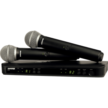 SHURE BLX288E-PG58-M17 blx récepteur double &  micro pg58 - m17