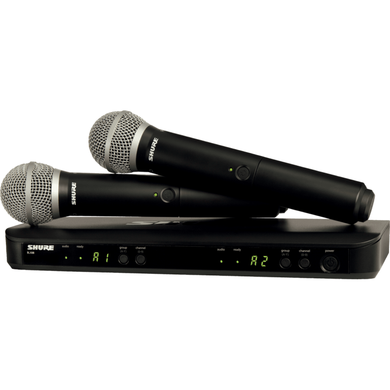 SHURE BLX288E-PG58-M17 blx récepteur double &  micro pg58 - m17