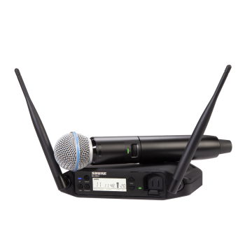 SHURE GLXD24+E-B58-Z4 glxd24+ système hf micro main beta58a
