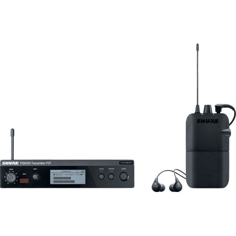 SHURE P3TER112GR-K3E système psm300 std / se112 - 606-630 mhz