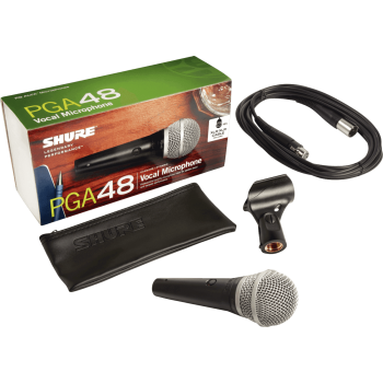 SHURE PGA48-XLR micro dynamique xlr