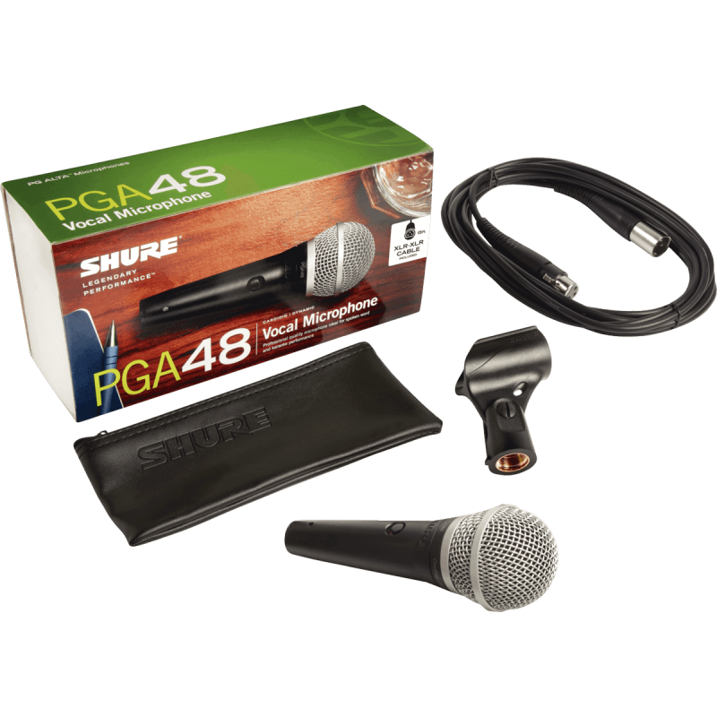 SHURE PGA48-XLR micro dynamique xlr